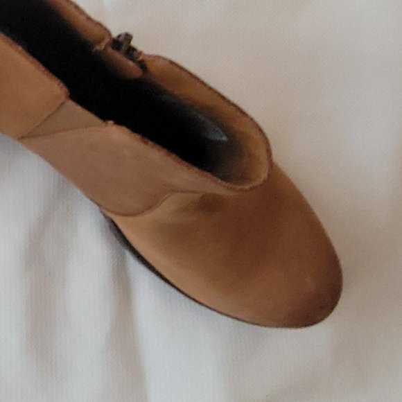 Sorel Emelie II tan suede zip bootie size 9 NWOB - Picture 6 of 12